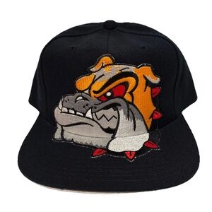 NEW Vintage BIG LOGO USMC United States Marine Corp Chesty Bulldog SnapBack Hat